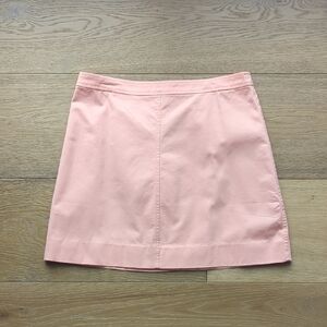 J. Crew | Natasha Skirt in Stretch Twill Cotton Blend Peach Blush NWT